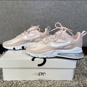 WOMENS AIRMAX 270 REACT ‘barely rose’ color